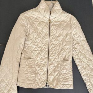 Authentic Burberry Quilted Jacket Beige, XS